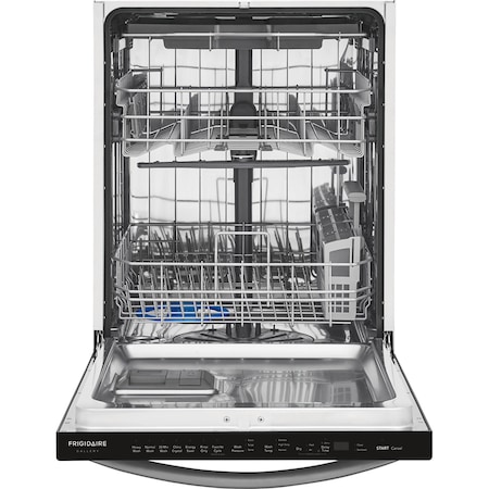 Frigidaire Frigidaire Gallery 24-in Black Stainless Steel Built-In Dishwasher FGID2479SD